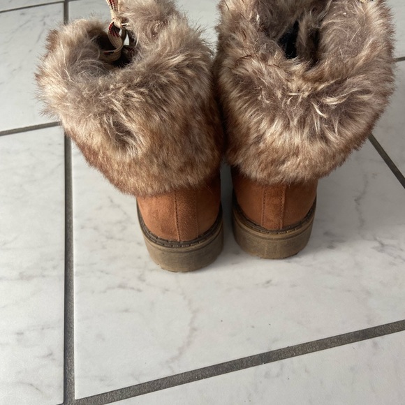 Universal Thread | Shoes | Universal Thread Fur Lace Up Boots | Poshmark